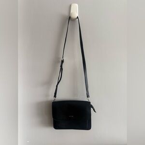 Pixie Mood Black Vegan Leather Crossbody Bag